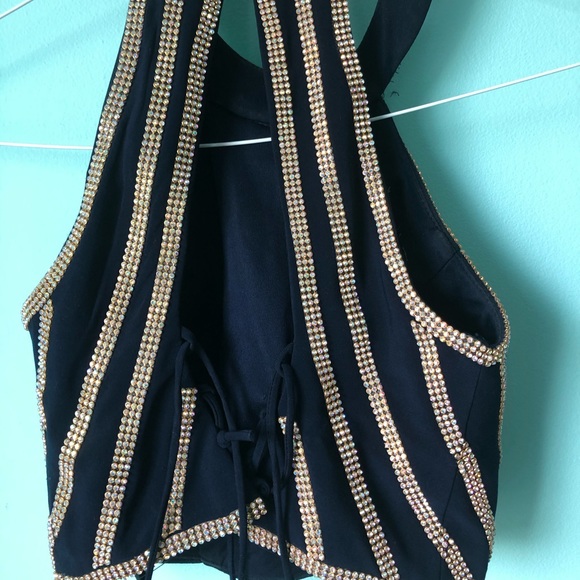 Two-piece Xscape Prom Dress - Picture 4 of 5